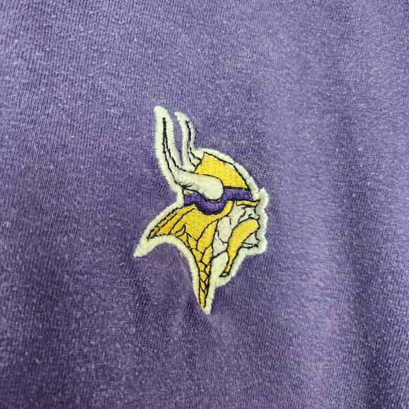 VTG 90s Minnesota Vikings Polo‎ NFL Football Embroidered Sports Retro Athleisure - Picture 3 of 10